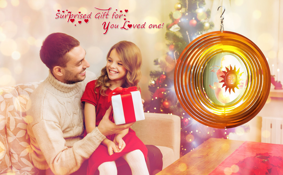FONMY Artistic Wind Spinner-Surprised Gift for You Loved One!