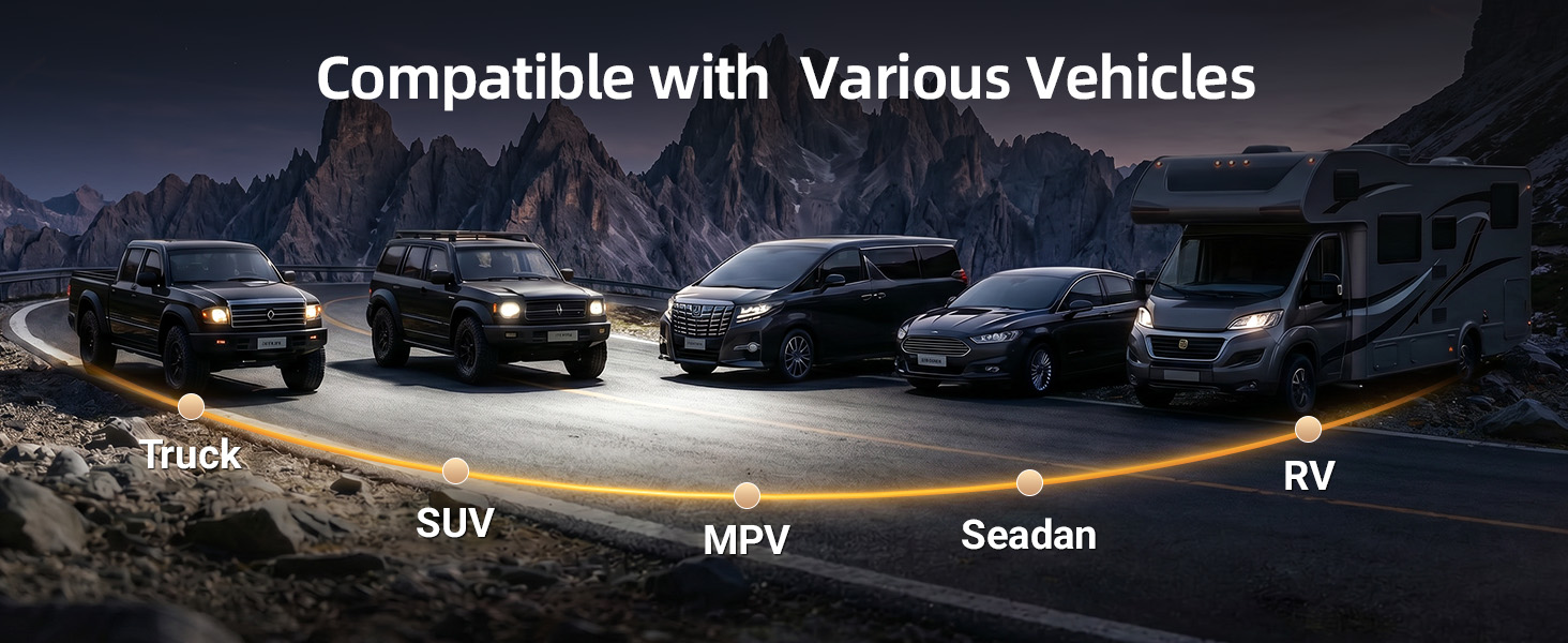 compatible with truck sum mpv seadan rv various vehicles
