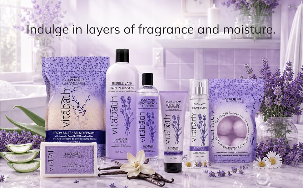 Vitabath Lavender Chamomile Body Wash 3