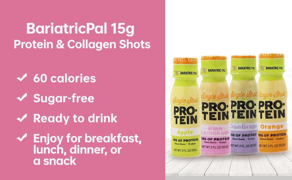 BariatricPal 15g Protein &amp; Collagen Shots