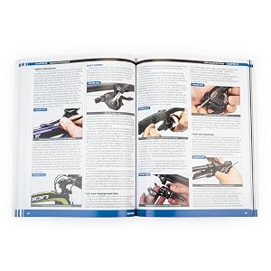 Park Tool BBB-4 Repair Manual open to a page on brake lever maintenance