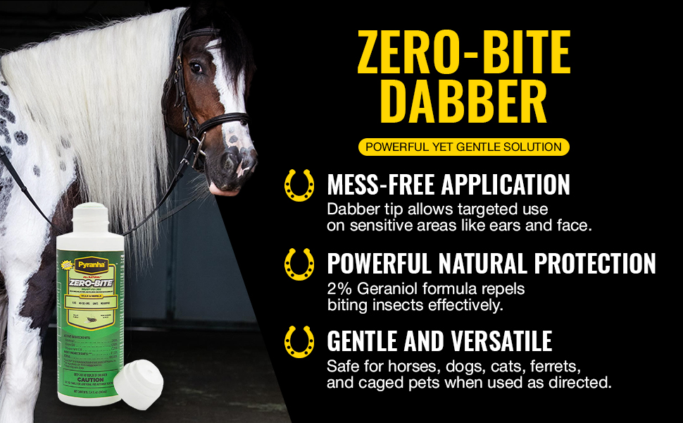 Zero-Bite Dabber is a powerful yet gentle solution to your beloved pet&amp;#39;s fly and insect woes.