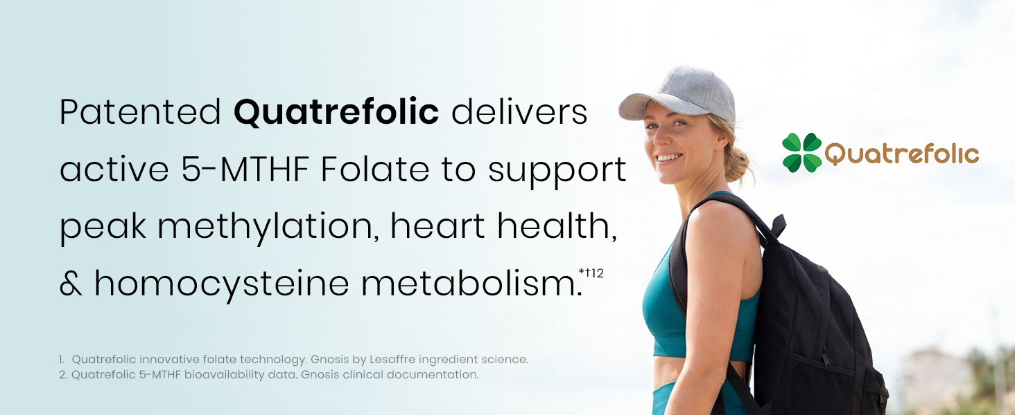 Methyl Multi contains effective ingredients in well-studied, patented forms for bioavailability