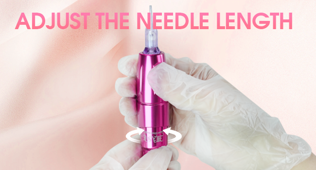Adjust the needles length system