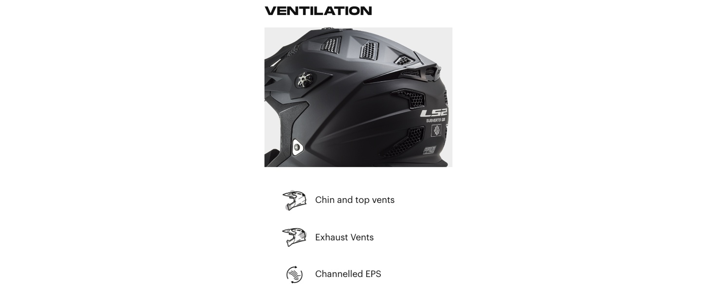 Ventilation Subverter Evo Specs