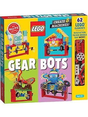 klutz, lego gear bots, STEM, science, physics