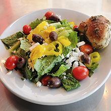Pickerfresh Banana Peppers on a Salad