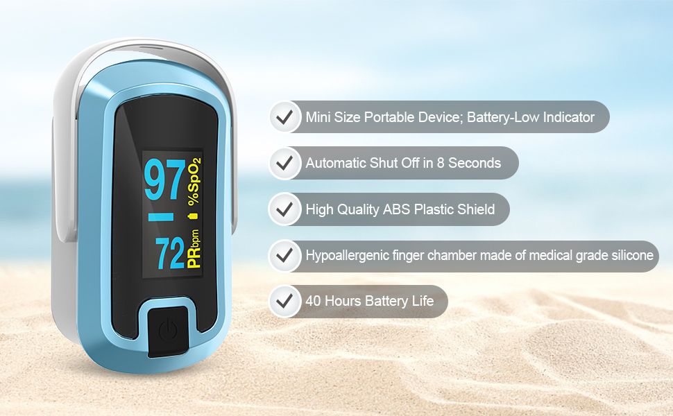 oximeter finger with pulse o2 sat monitor finger for oxygen