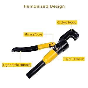 10 Ton hydraulic wire crimper