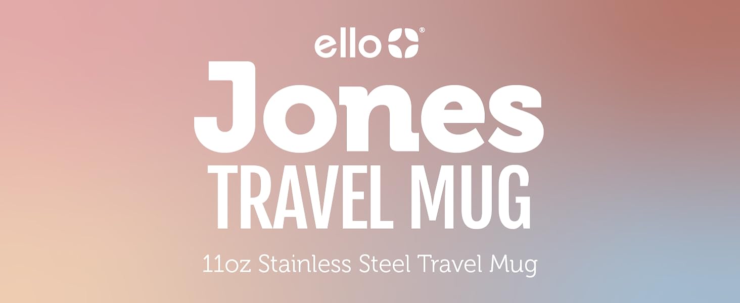 ello jones stainless steel travel coffee mug