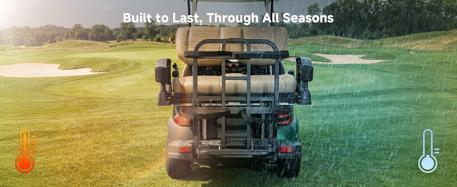 KEMIMOTO Golf Cart Rear Bag Holder