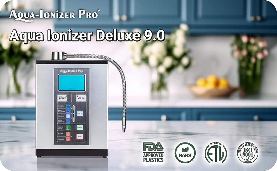 aqua ionizer deluxe 9.0 mchine