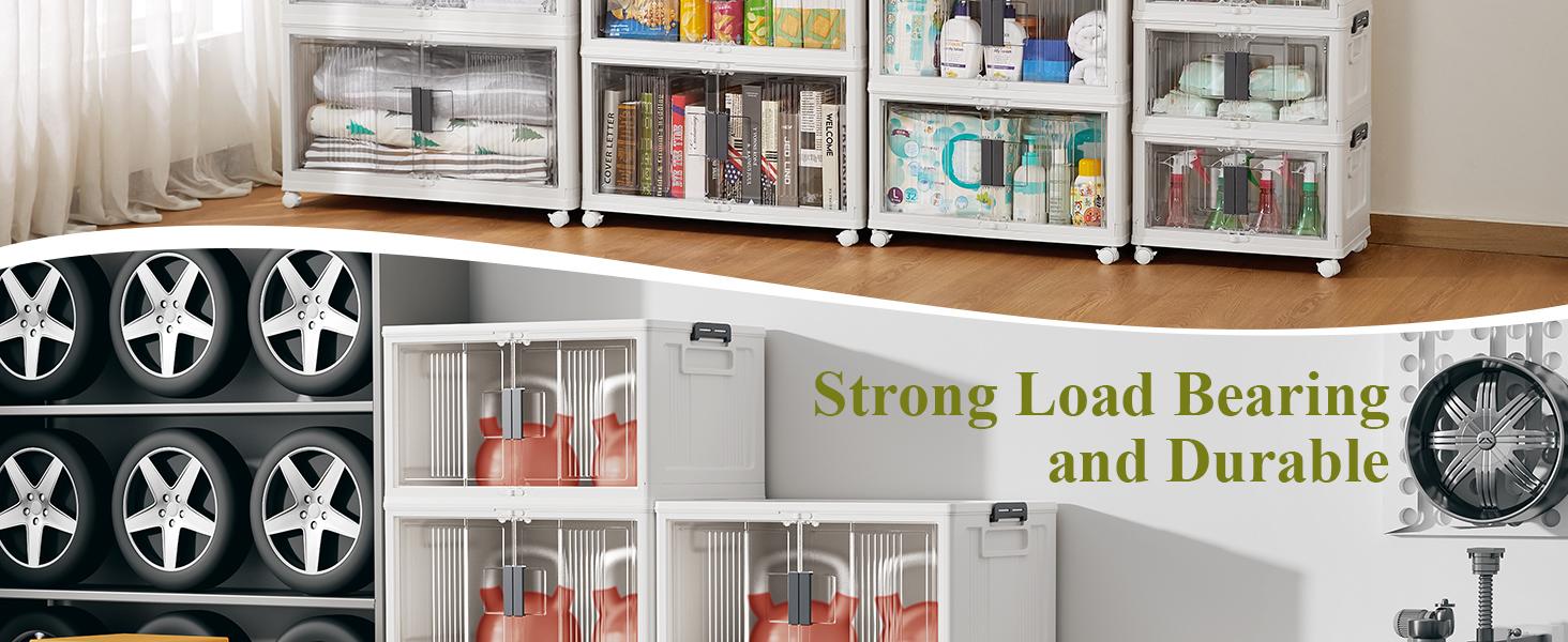 storage bins with lids