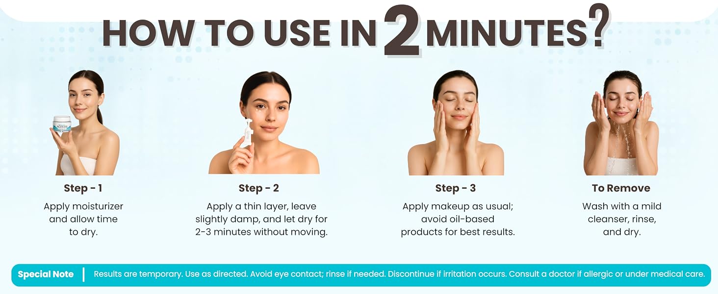 hide wrinkles instantly eye bags treatment ageless firm + smooth cream simply ageless skin perfector