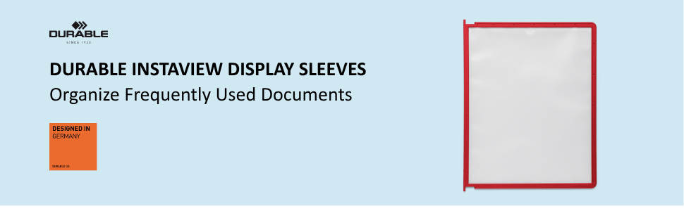 Reference System, Display System, Panel Systems, Reference Sleeves, INSTAVIEW, Document Storage