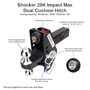 Impact Max Cushion Receiver Hitch