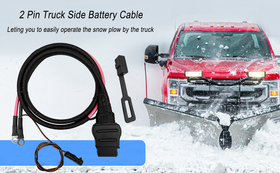 2 Pin Truck Side Battery Cable Wire Harness
