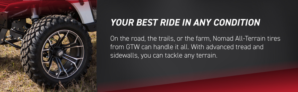GTW Nomad Golf Cart Tire All Terrain Tire