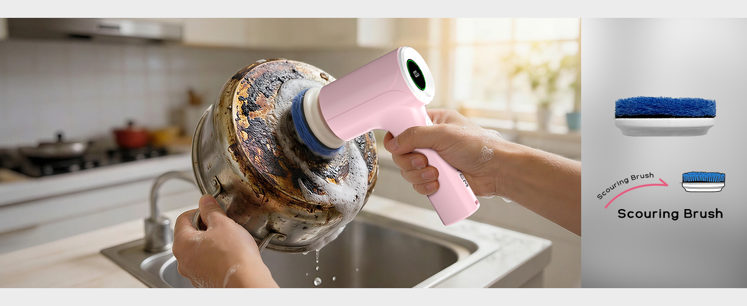 electric spin scrubber
