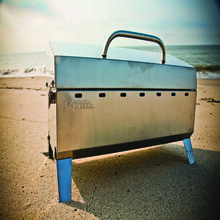 portable charcoal grill; stainless steel mountable charcoal grill; mountable charcoal grill