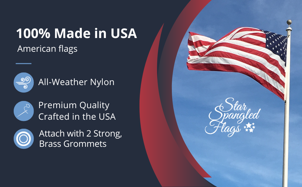 american flag 3x5 3&amp;#39; 5&amp;#39; us usa united states flags house indoor outdoor durable heavy duty quality