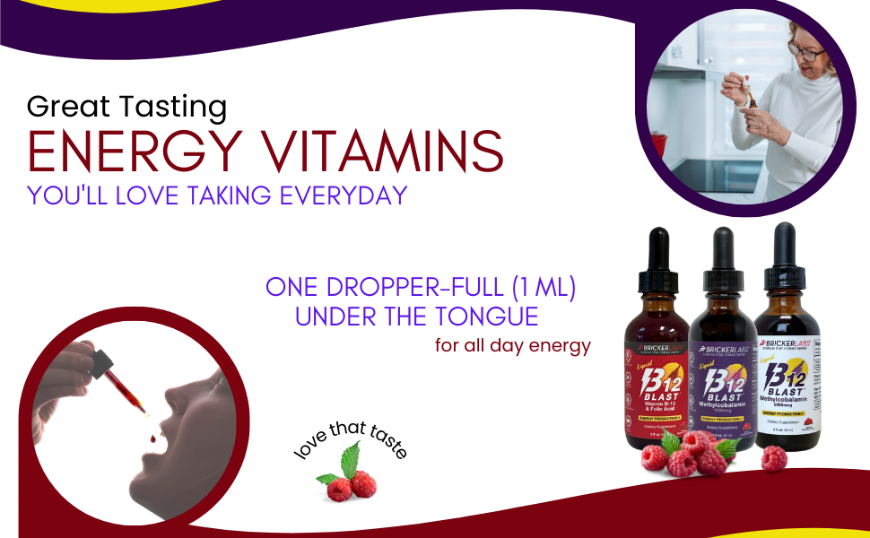 Deliciously Tasting Liquid B12 you&amp;#39;ll love taking daily for all day energy
