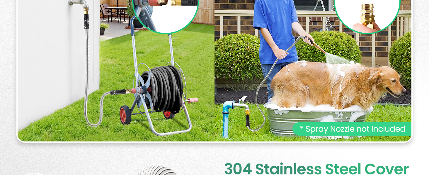 short garden hose 3ft