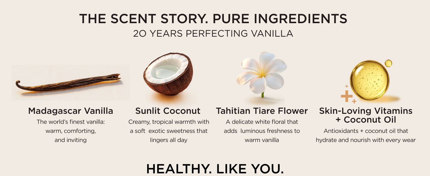 Lavanila Coconut healthy fragrance clean natural perfume women sensitive skin