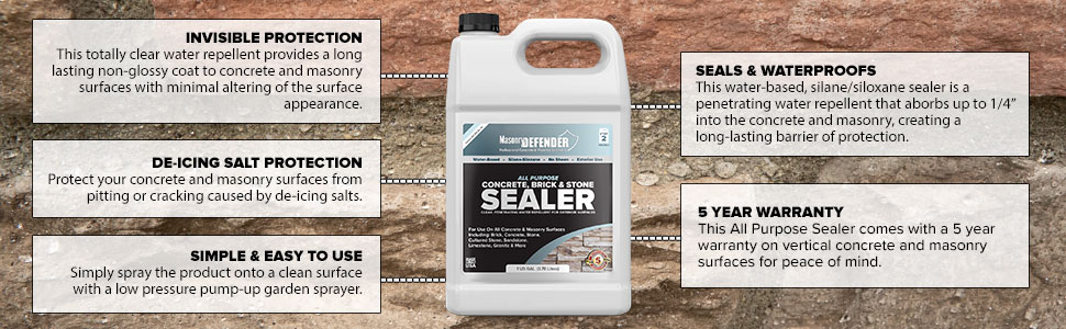 concrete sealer exterior sealant stone sealer