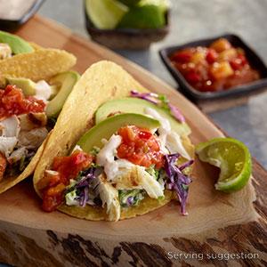 La Victoria Soft Shell Corn Tortilla Fish Tacos
