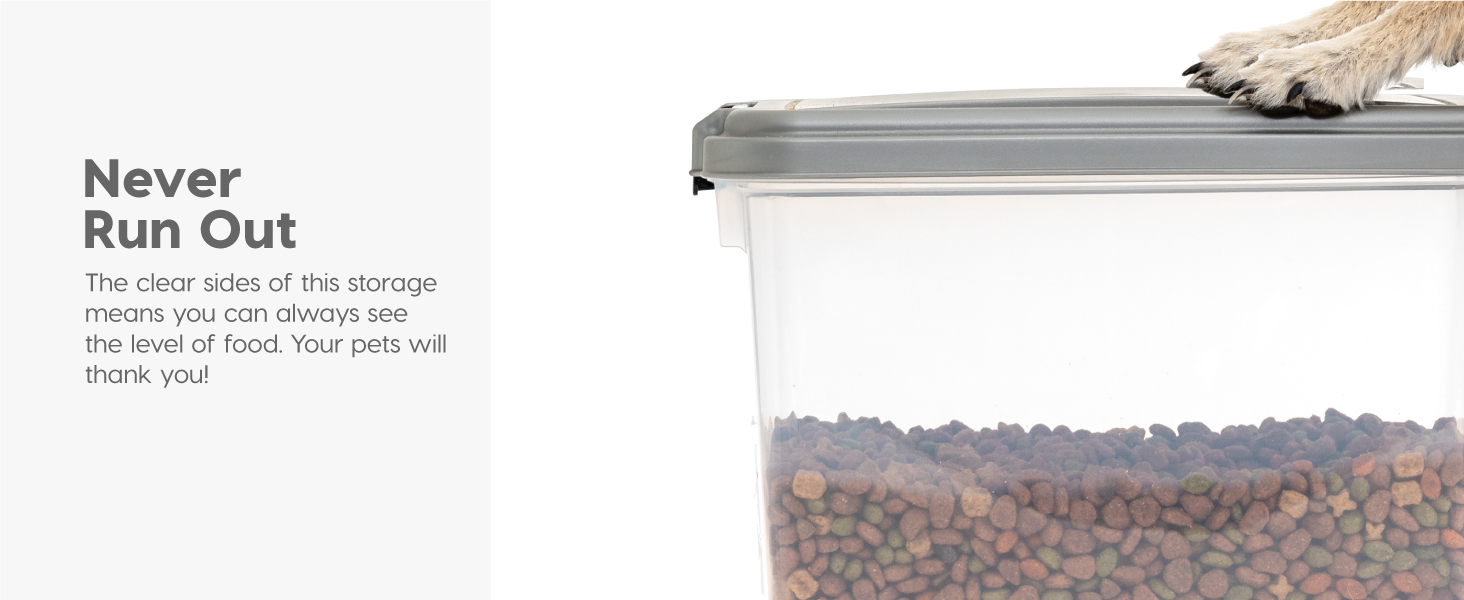 Never run out airtight container
