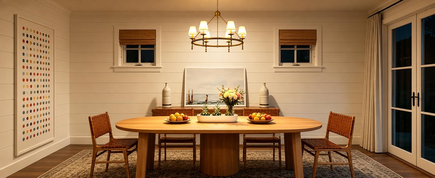 dining chandeliers over table