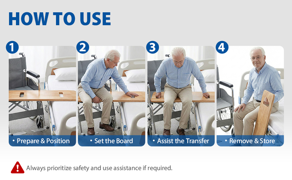 How to use transfer board instructions wheelchair to bed sliding bridge patient handling guide