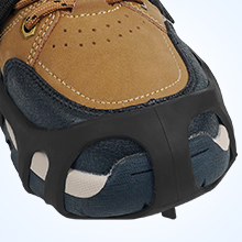 winter boots with retractable spikes