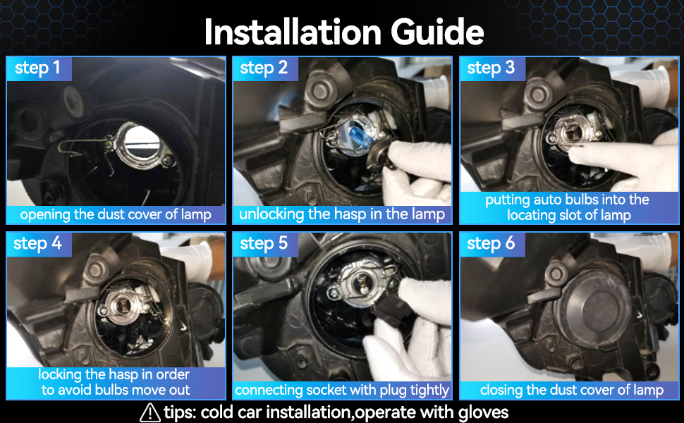 H1 headlight bulb