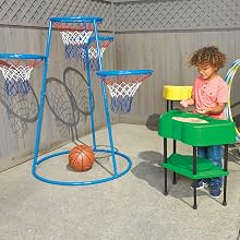 sensory table, trikes, sand and water table, outdoor play, outdoor play equipment for kids, trikes