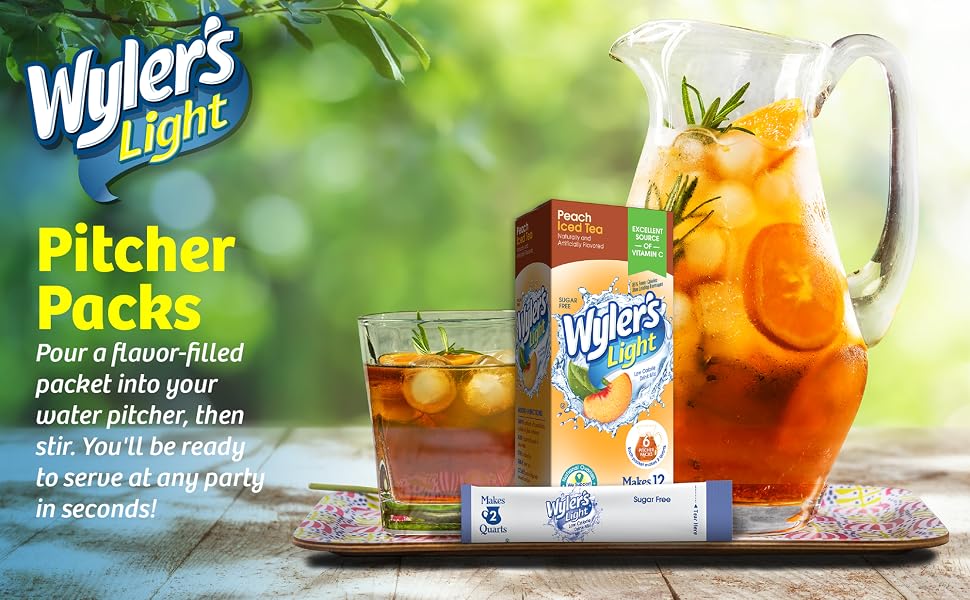Wylers Light pitcher packs