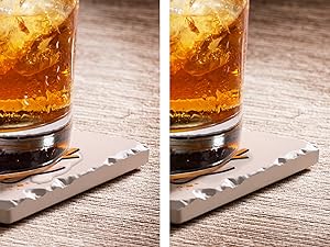coaster absorbent thirstystone decorative manufactured in usa protect cork backing