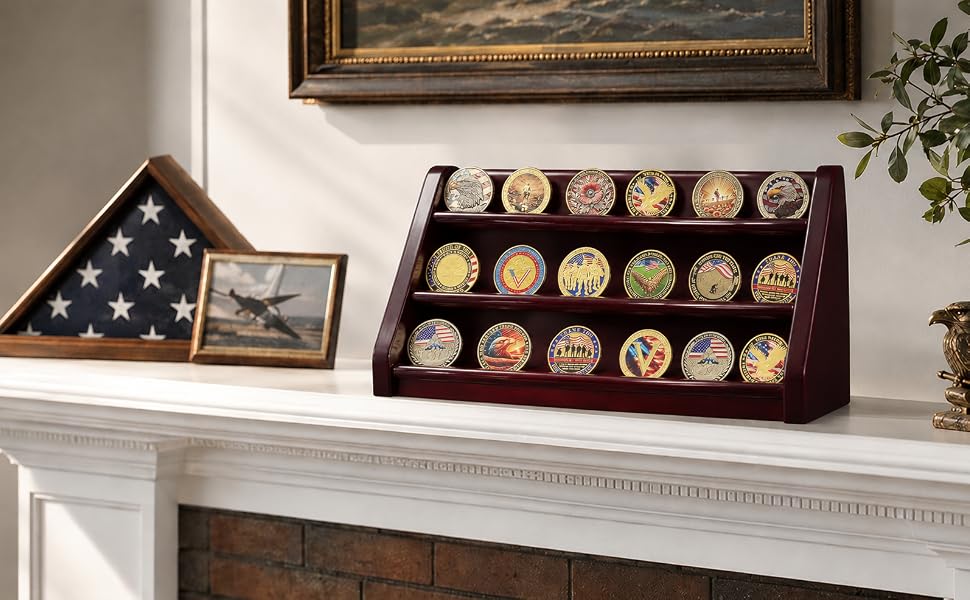 army coin holder display