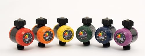 Dramm ColorStorm Premium Water Hose Timer, Mechanical, Turns Water Off Automatically, Up to 120 Minutes of Run Time, Compact for Lawn, Drip