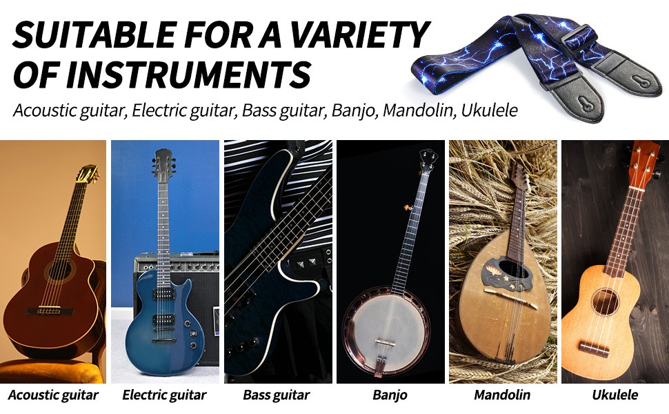 acoustic guitar strap