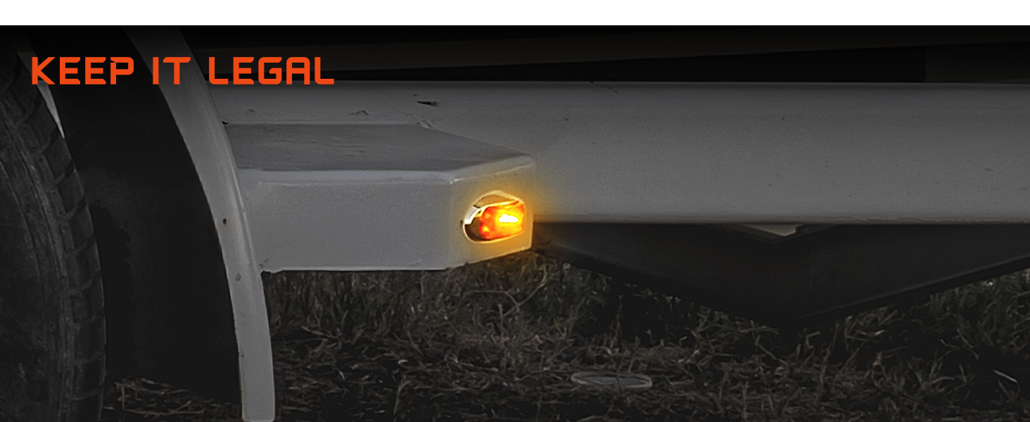 2.5" 1 LED Clearance Oval Marker Light