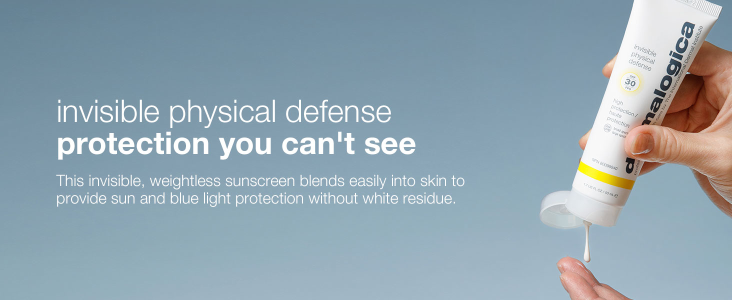 dermalogica invisible physical defense sunscreen spf sun block professional skincare