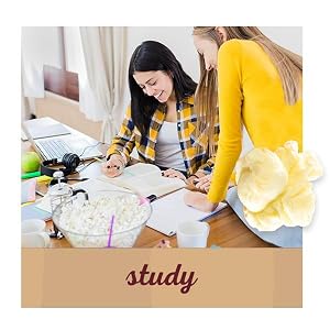 Study with Orville Redenbacher’s natural popcorn – light evening snacks