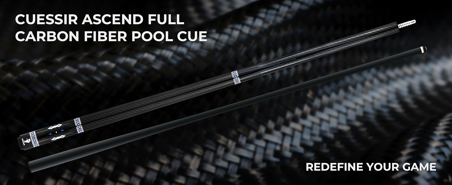 CUESSIR Ascend Carbon FIber Pool Cue