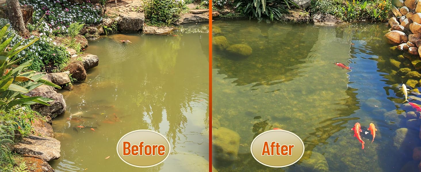 hilo de filtro de estanque, medios filtrantes, peces koi, acuario, bote de estanque, cascada