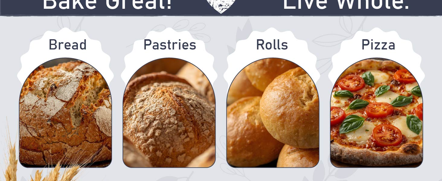 Bread Pastries Rolls Pizza