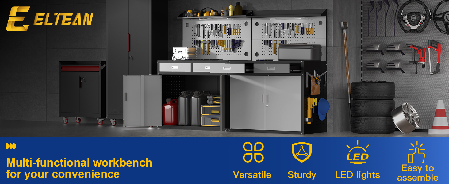 Heavy Duty Garage Workbench