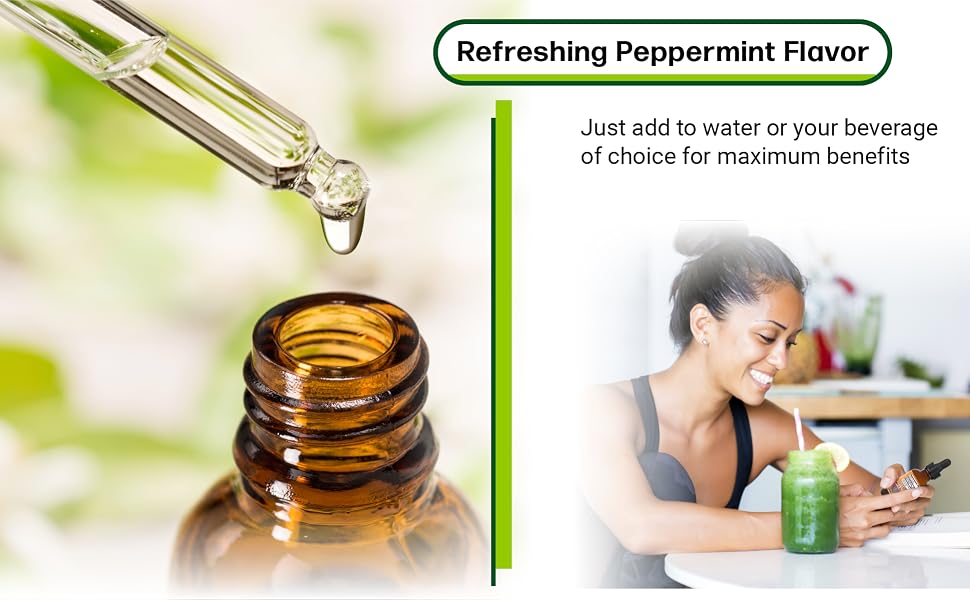 refreshing peppermint flavor