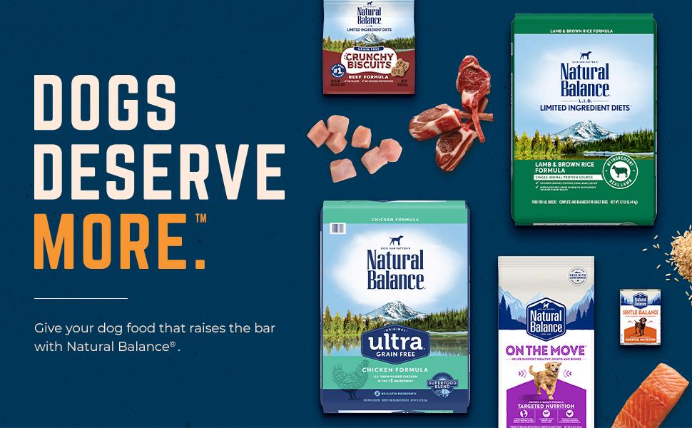 Natural Balance Dogs Deserve More